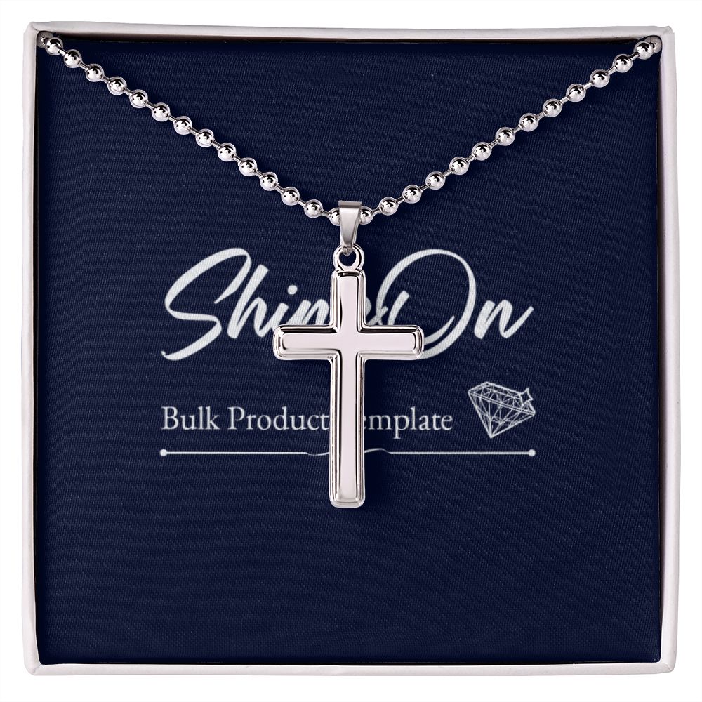 stainless cross necklace