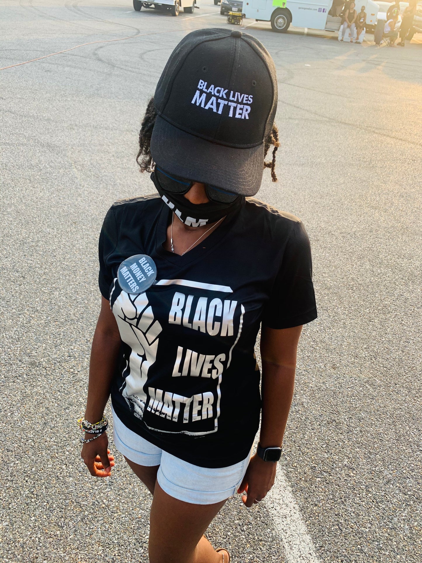 BLM Metallic T-shirt