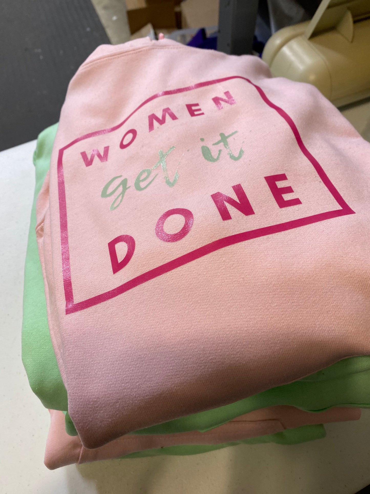 Women get it done hoodie