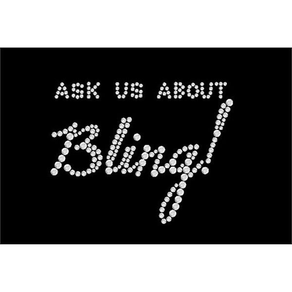 Custom rhinestone transfer as low as $10